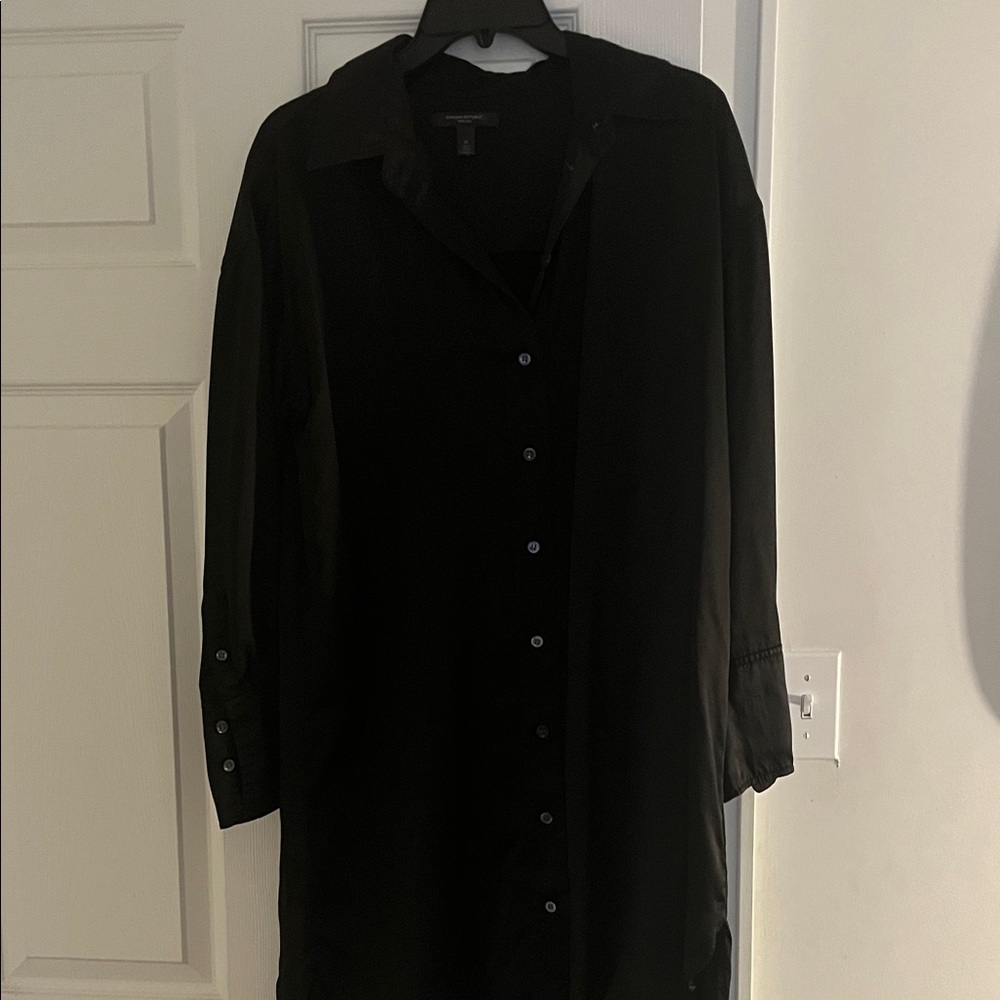 Banana Republic Women's Black Long Sleeve Dress